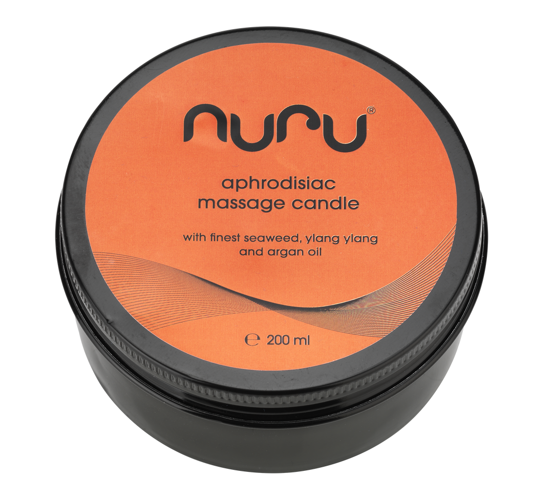 NURU Massage Candle Top View.