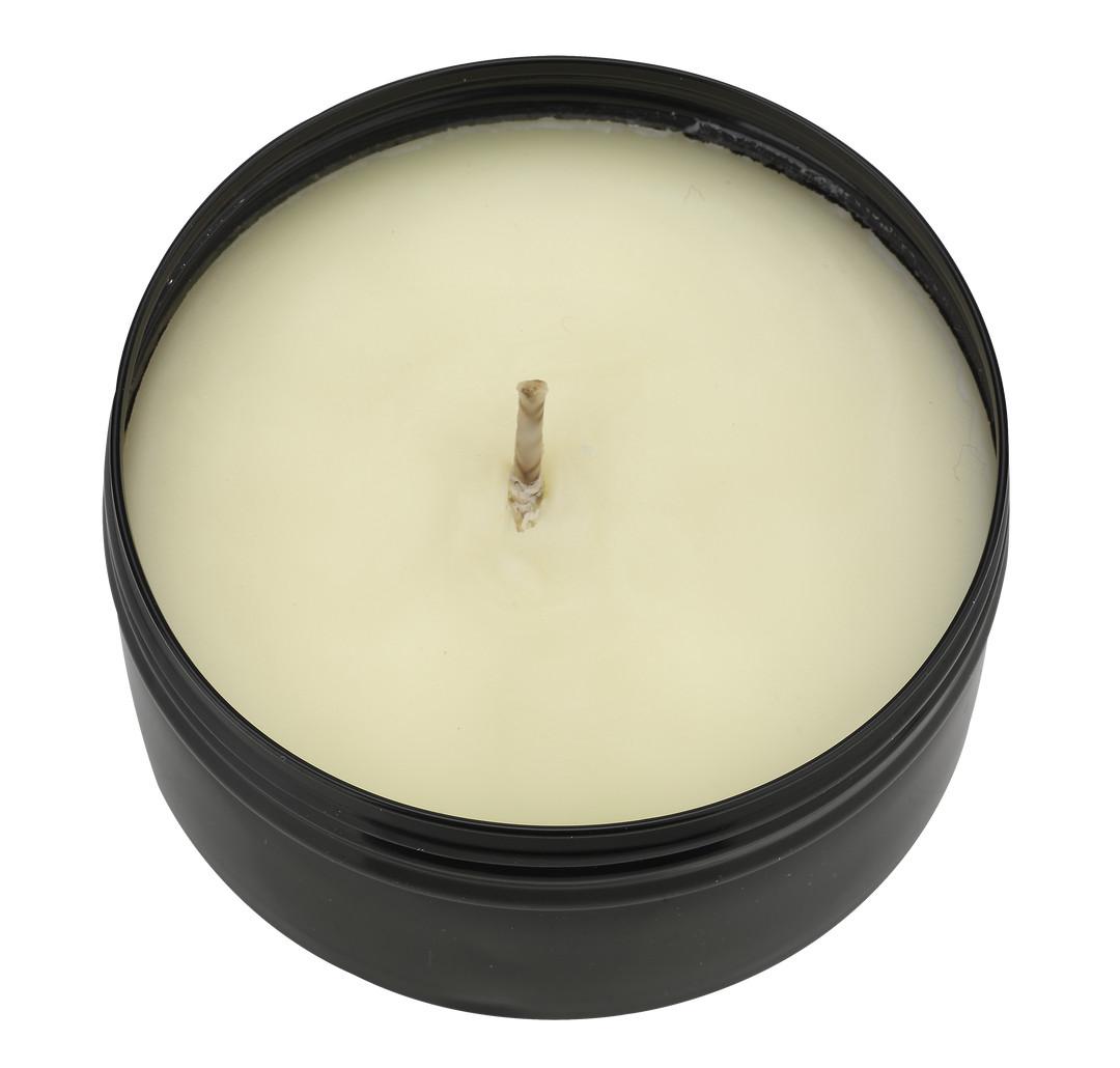 NURU Massage Candle Top View Trasnparent.