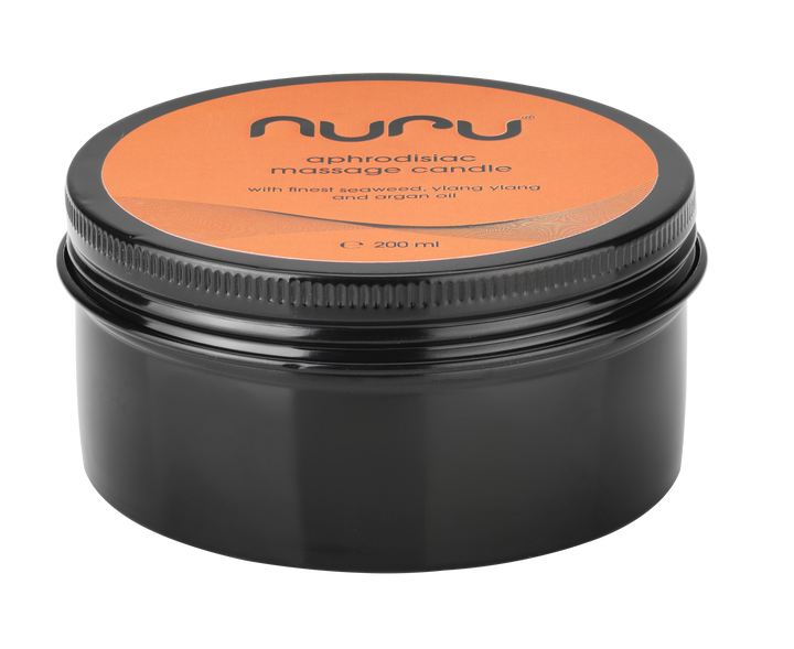 NURU Massage Candle Side View Transparent.