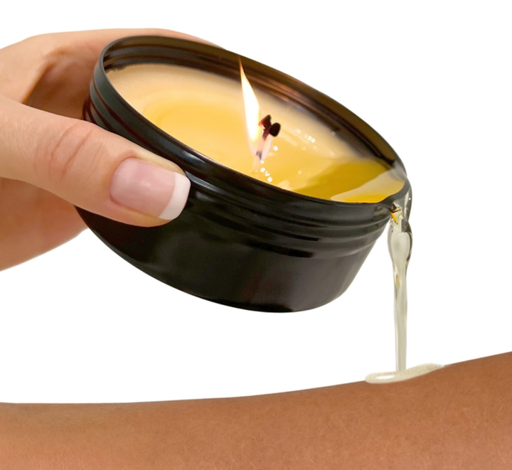 NURU Massage Candle dripping.